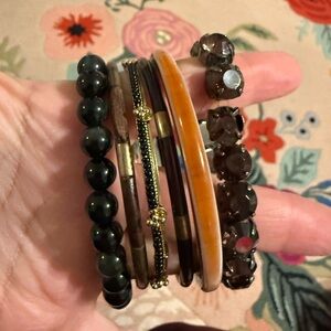 Set of‎ Multicolor Bangles and Bracelets